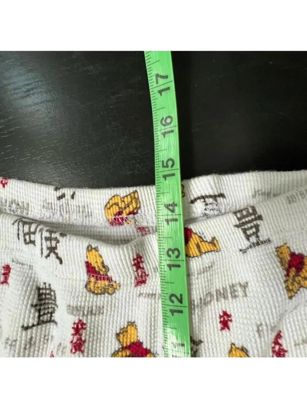 Vintage RARE Disney Store POOH BEAR & Asian Writing PJ Set - XL - Picture 11 of 12